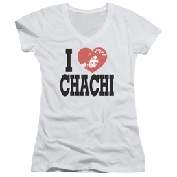 Happy Days I Heart Chachi Juniors V-Neck T-Shirt Juniors V-Neck T-Shirt Happy Days   