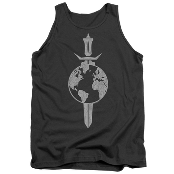 Charcoal men's tank with Star Trek Enterprise Terran Empire graphic