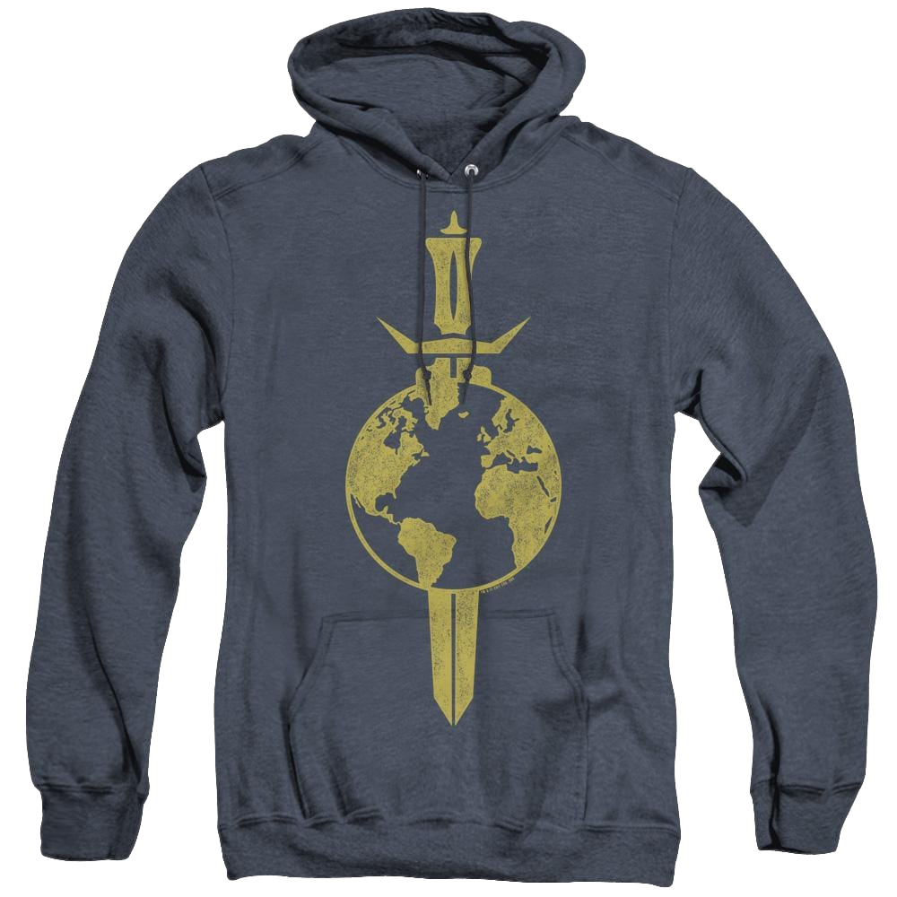 Star Trek Enterprise Terran Empire - Heather Pullover Hoodie Heather Pullover Hoodie Star Trek   