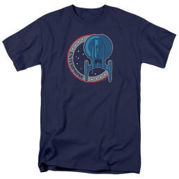 Star Trek Enterprise Enterprise Patch - Men's Regular Fit T-Shirt Men's Regular Fit T-Shirt Star Trek   