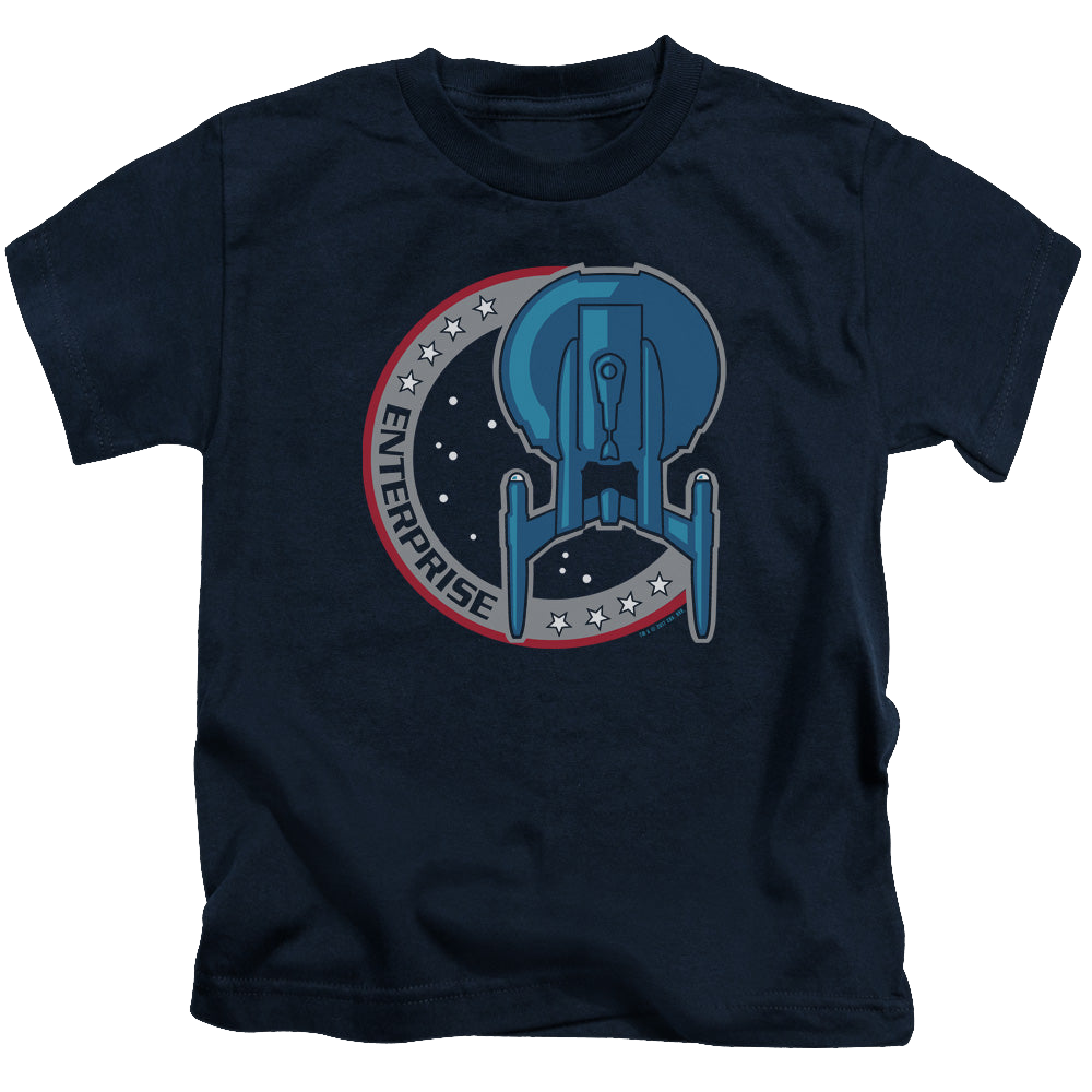 Star Trek Enterprise Enterprise Patch - Kid's T-Shirt Kid's T-Shirt (Ages 4-7) Star Trek   