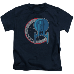 Star Trek Enterprise Enterprise Patch - Kid's T-Shirt Kid's T-Shirt (Ages 4-7) Star Trek   