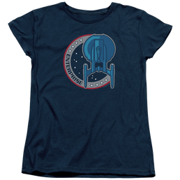 Star Trek Enterprise Enterprise Patch - Women's T-Shirt Women's T-Shirt Star Trek   