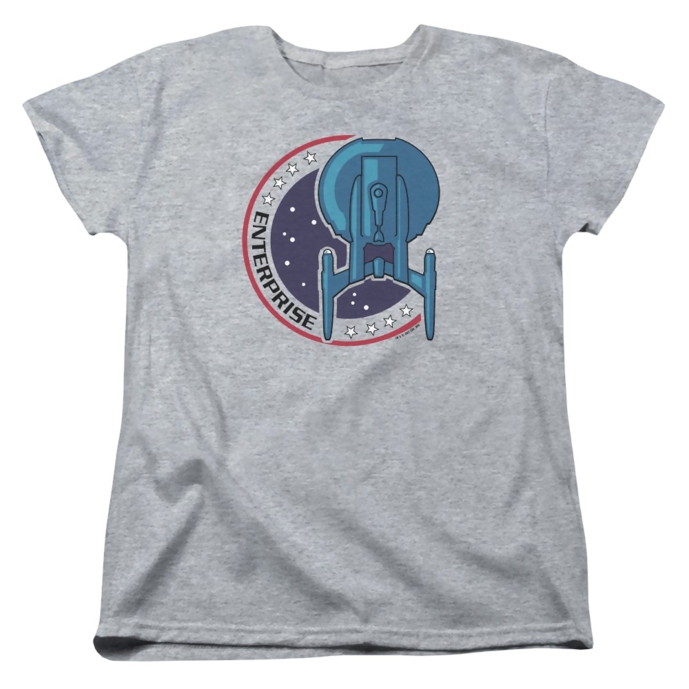 Star Trek Enterprise Enterprise Patch - Women's T-Shirt Women's T-Shirt Star Trek   