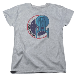 Star Trek Enterprise Enterprise Patch - Women's T-Shirt Women's T-Shirt Star Trek   