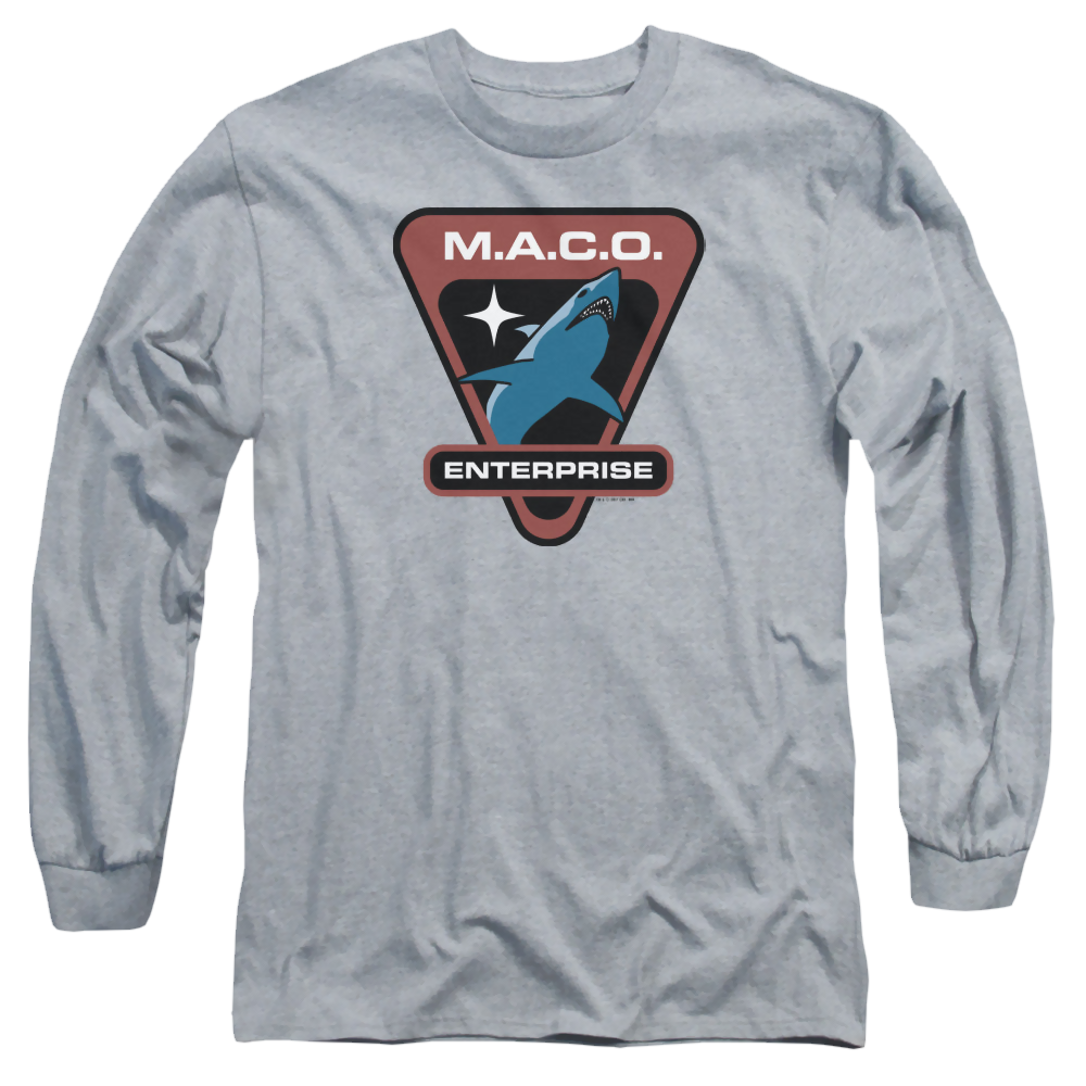 Star Trek Enterprise Maco Patch - Men's Long Sleeve T-Shirt Men's Long Sleeve T-Shirt Star Trek   