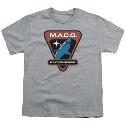 Star Trek Enterprise Maco Patch - Youth T-Shirt Youth T-Shirt (Ages 8-12) Star Trek   