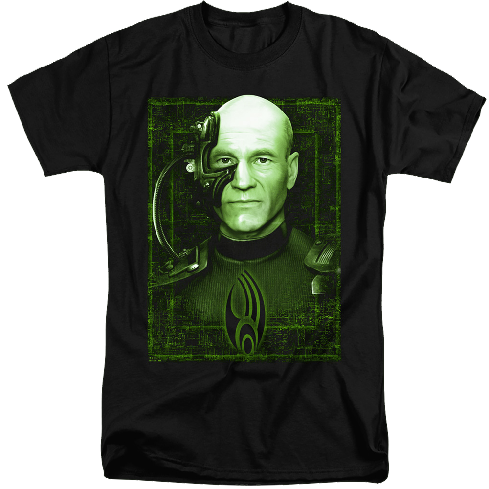 Star Trek Locutus Of Borg Men's Tall Fit T-Shirt Men's Tall Fit T-Shirt Star Trek   