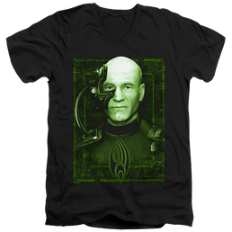Star Trek Locutus Of Borg Men's V-Neck T-Shirt Men's V-Neck T-Shirt Star Trek   