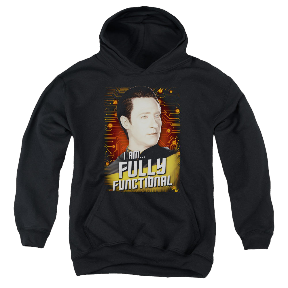 Star Trek The Next Generation Fully Functional - Youth Hoodie Youth Hoodie (Ages 8-12) Star Trek   