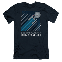 Star Trek Starfleet Recruitment Poster Men's Premium Slim Fit T-Shirt Men's Premium Slim Fit T-Shirt Star Trek   