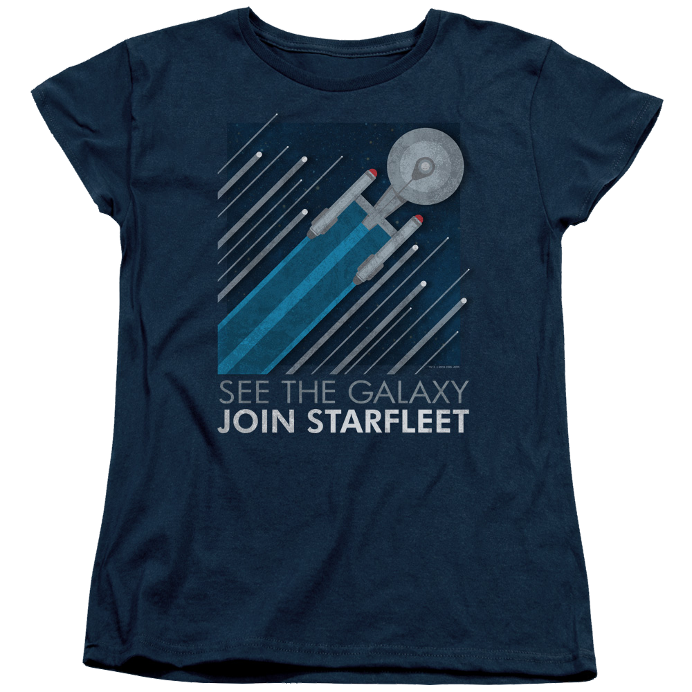 Star Trek Starfleet Recruitment Poster Women's T-Shirt Women's T-Shirt Star Trek   