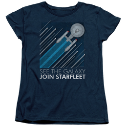Star Trek Starfleet Recruitment Poster Women's T-Shirt Women's T-Shirt Star Trek   