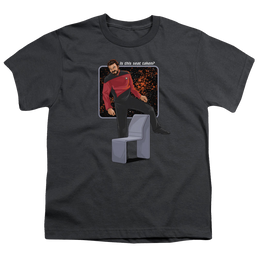 Star Trek The Next Generation Is This Seat Taken - Youth T-Shirt Youth T-Shirt (Ages 8-12) Star Trek   