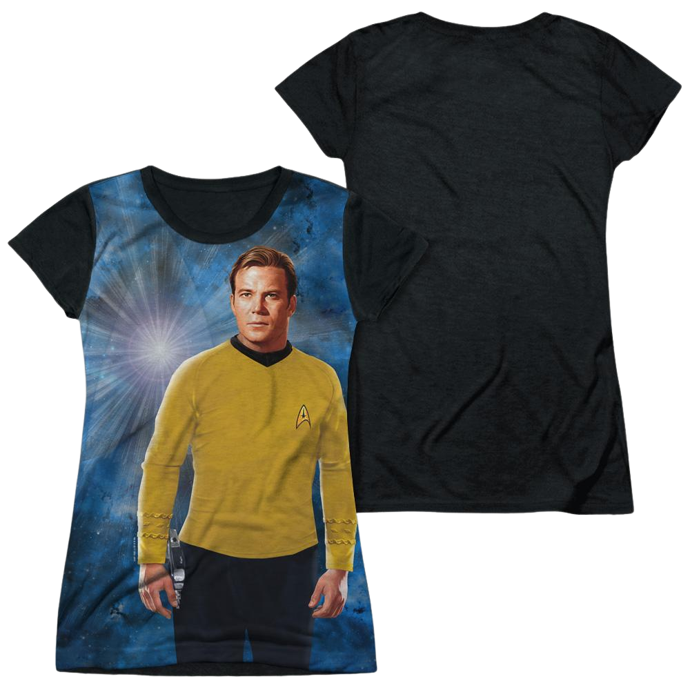 Star Trek Ship For My Captain Juniors Black Back T-Shirt Juniors Black Back T-Shirt Star Trek   