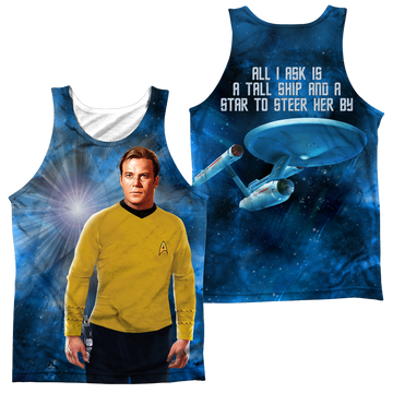 Star Trek Ship For My Captain men's all-over print tank