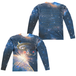 Star Trek Next Generation Enterprise Men's All-Over Print T-Shirt Men's All-Over Print Long Sleeve Star Trek   