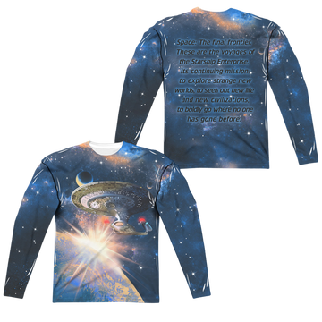 Star Trek Next Generation Enterprise men's all-over print long sleeve