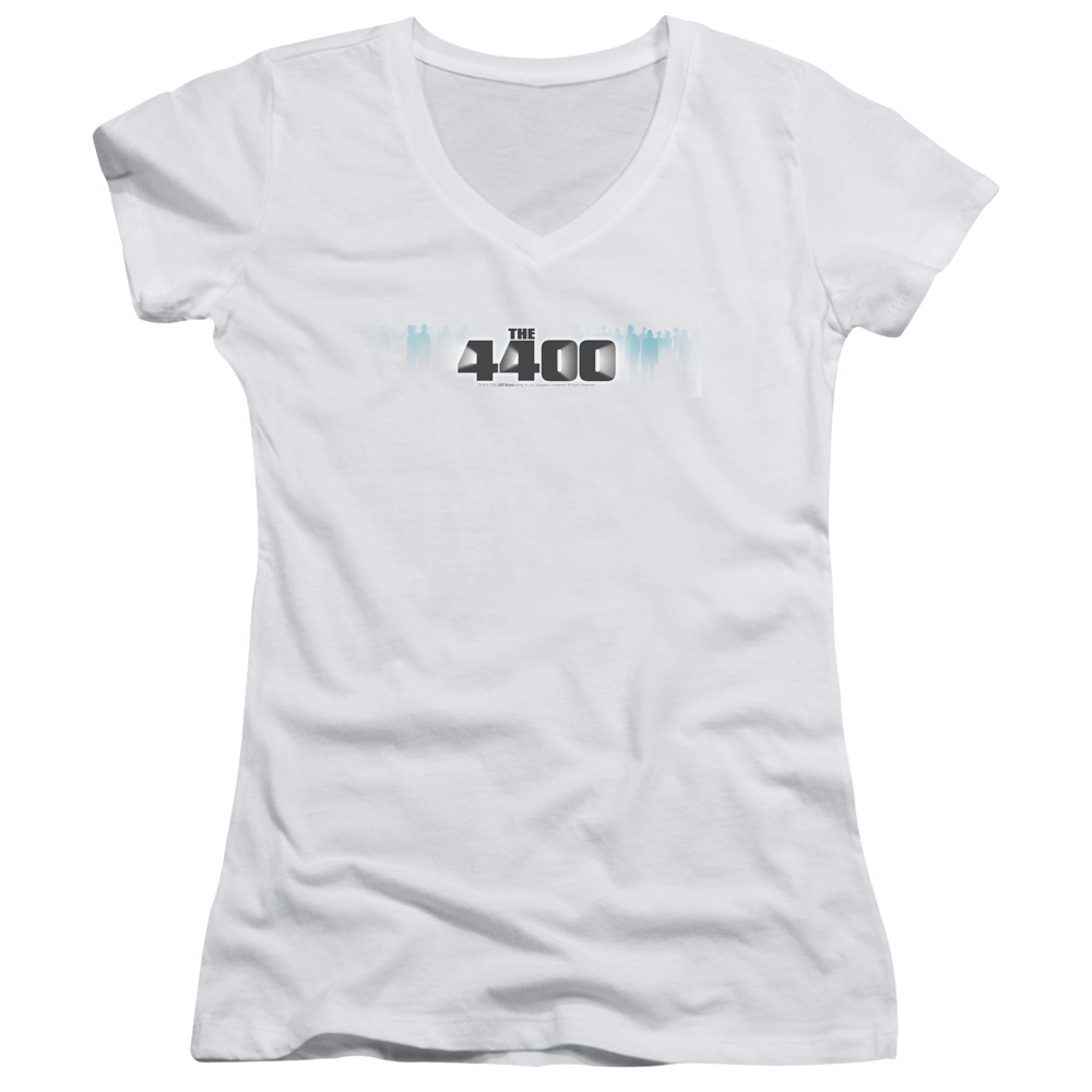 4400, The The 4400 Logo - Juniors V-Neck T-Shirt Juniors V-Neck T-Shirt 4400   
