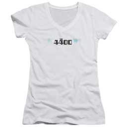 4400, The The 4400 Logo - Juniors V-Neck T-Shirt Juniors V-Neck T-Shirt 4400   
