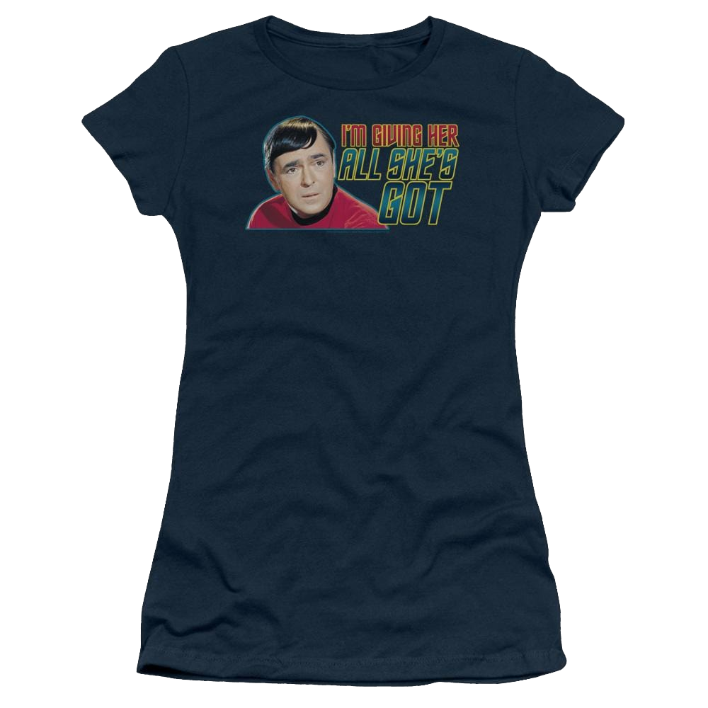 Star Trek All Shes Got Juniors T-Shirt Juniors T-Shirt Star Trek   