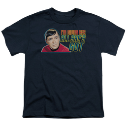 Star Trek The Original Series All Shes Got - Youth T-Shirt Youth T-Shirt (Ages 8-12) Star Trek   