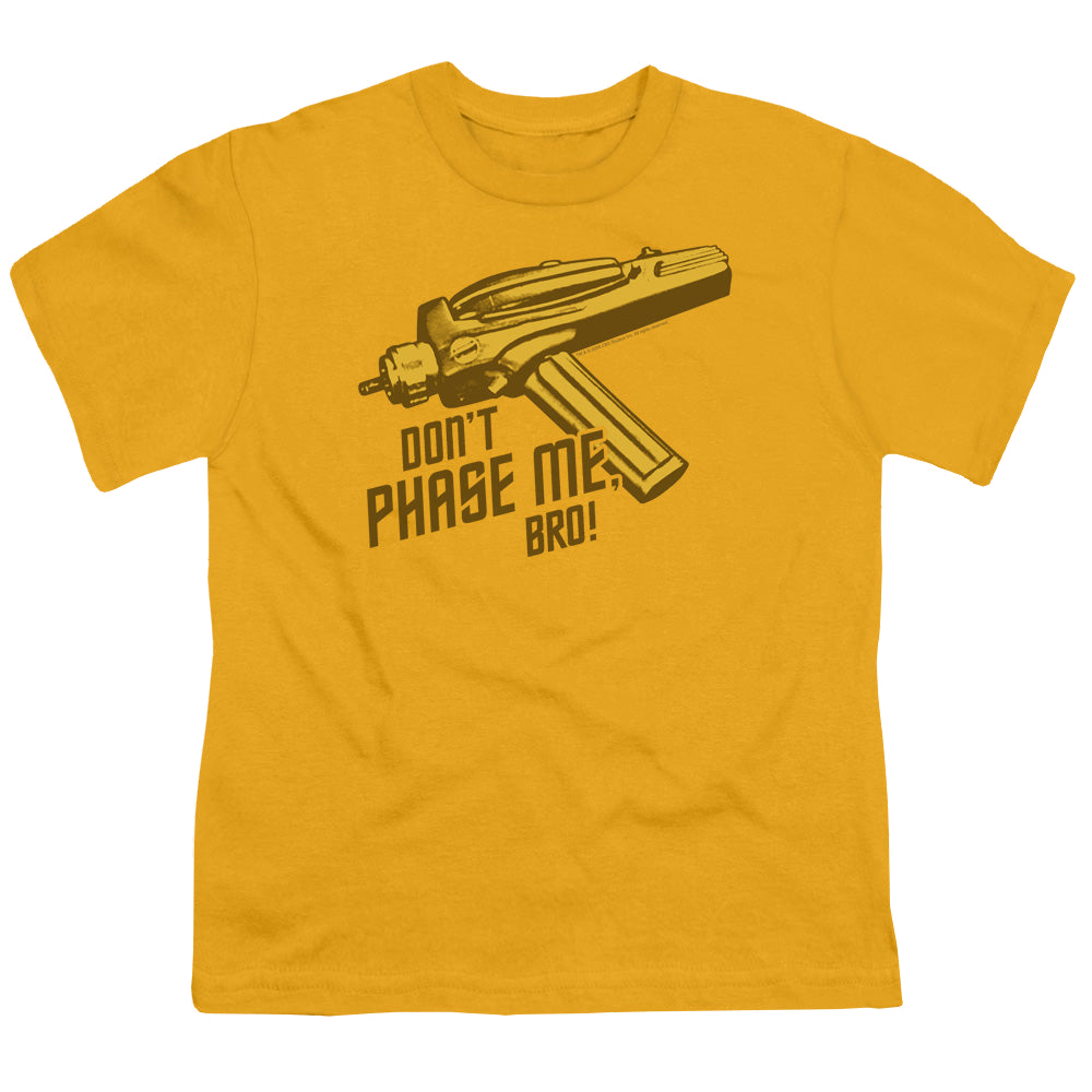 Star Trek The Original Series Dont Phase Me Bro - Youth T-Shirt Youth T-Shirt (Ages 8-12) Star Trek   