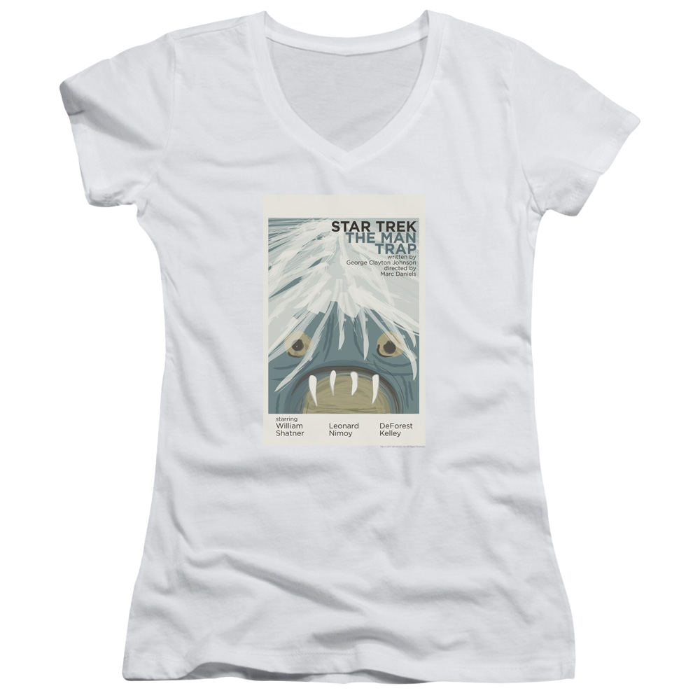 Star Trek The Original Series Tos Episode 1 - Juniors V-Neck T-Shirt Juniors V-Neck T-Shirt Star Trek   