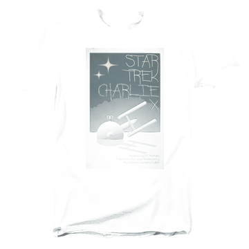 Black men's regular fit t-shirt with Star Trek Tos Episode 2 graphic
