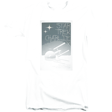 Black men's tall fit t-shirt with Star Trek Tos Episode 2 graphic