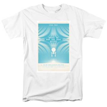 White men's regular fit t-shirt with Star Trek The Original Series Tos Episode 3 graphic