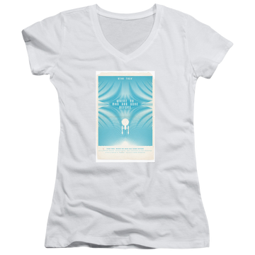 Star Trek The Original Series Tos Episode 3 - Juniors V-Neck T-Shirt Juniors V-Neck T-Shirt Star Trek   
