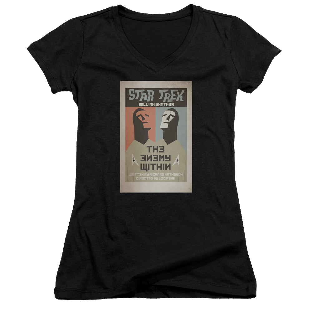 Star Trek The Original Series Tos Episode 5 - Juniors V-Neck T-Shirt Juniors V-Neck T-Shirt Star Trek   