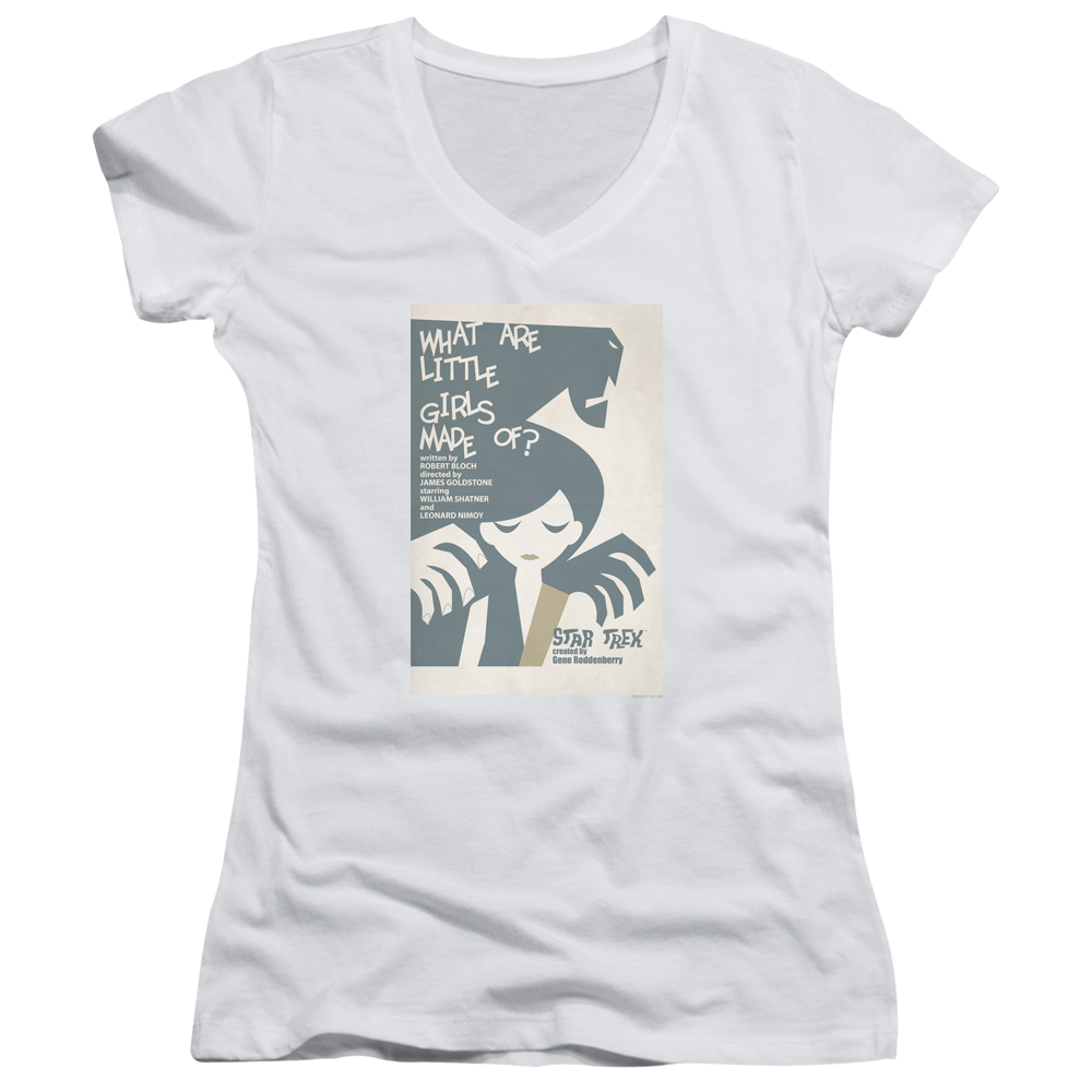 Star Trek The Original Series Tos Episode 7 - Juniors V-Neck T-Shirt Juniors V-Neck T-Shirt Star Trek   