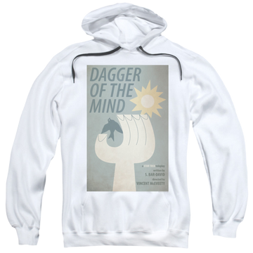 White pullover hoodie with Star Trek The Original Series Tos Episode 9 graphic