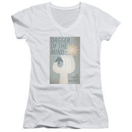 Star Trek Tos Episode 9 Juniors V-Neck T-Shirt Juniors V-Neck T-Shirt Star Trek   