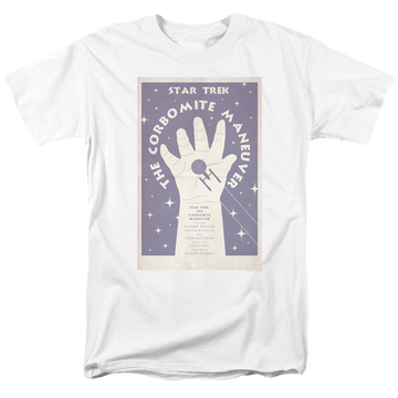 White men's regular fit t-shirt with Star Trek The Original Series Tos Episode 10 graphic