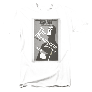Black men's regular fit t-shirt with Star Trek Tos Episode 12 graphic