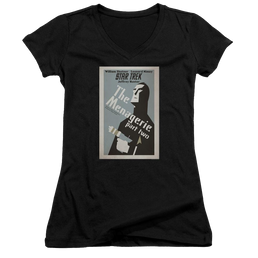 Star Trek Tos Episode 12 Juniors V-Neck T-Shirt Juniors V-Neck T-Shirt Star Trek   