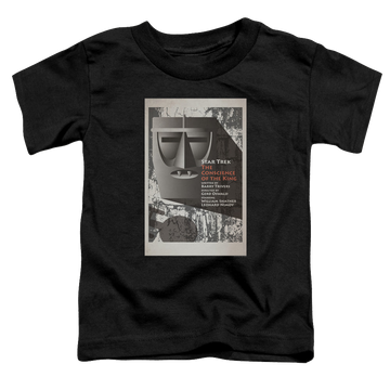 Black toddler t-shirt with Star Trek The Original Series Tos Episode 13 graphic
