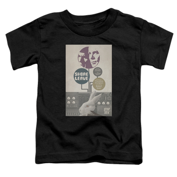 Black toddler t-shirt with Star Trek The Original Series Tos Episode 15 graphic