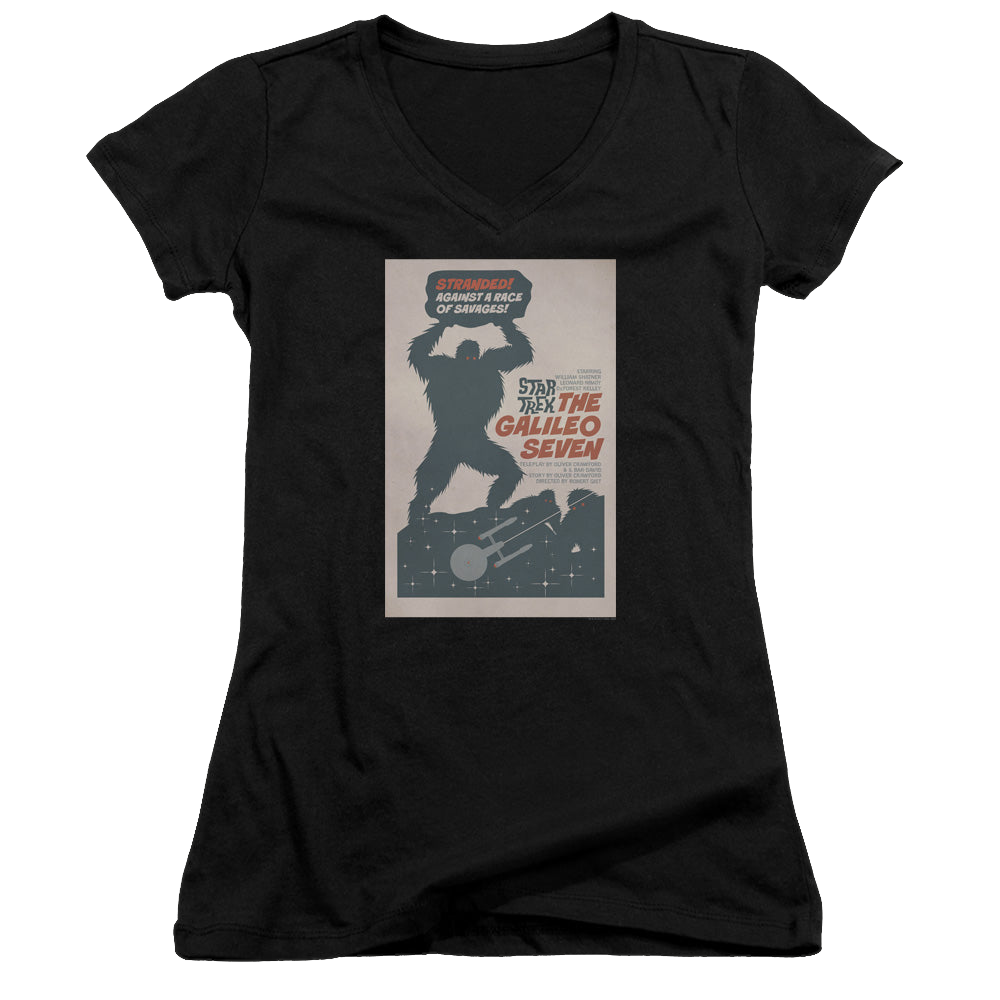 Star Trek The Original Series Tos Episode 16 - Juniors V-Neck T-Shirt Juniors V-Neck T-Shirt Star Trek   