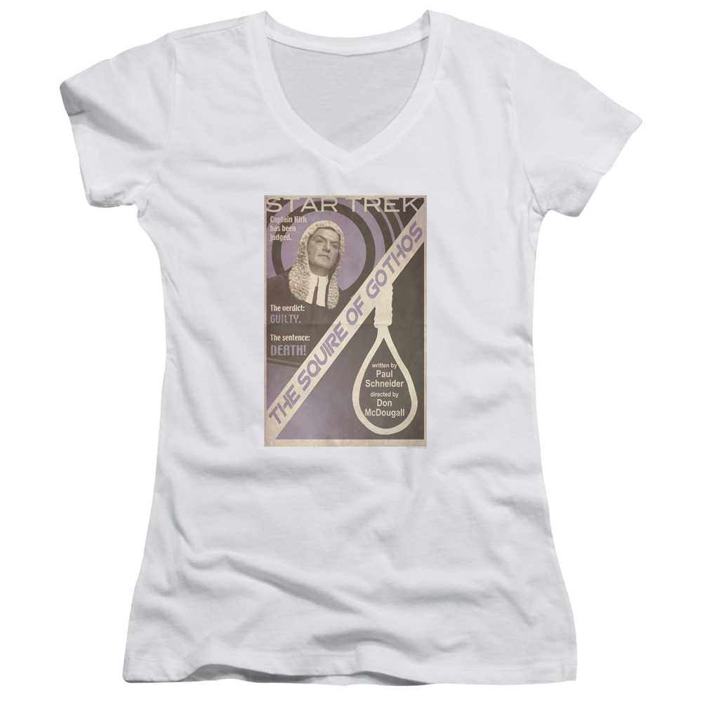 Star Trek The Original Series Tos Episode 17 - Juniors V-Neck T-Shirt Juniors V-Neck T-Shirt Star Trek   