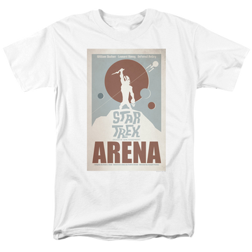 White men's regular fit t-shirt with Star Trek The Original Series Tos Episode 18 graphic