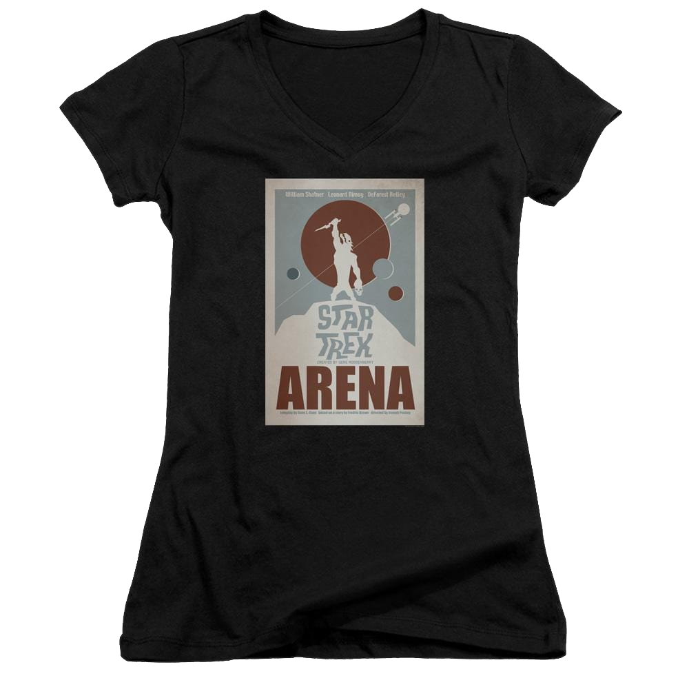 Star Trek Tos Episode 18 Juniors V-Neck T-Shirt Juniors V-Neck T-Shirt Star Trek   