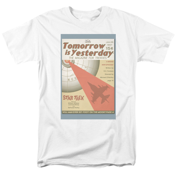 White men's regular fit t-shirt with Star Trek The Original Series Tos Episode 19 graphic