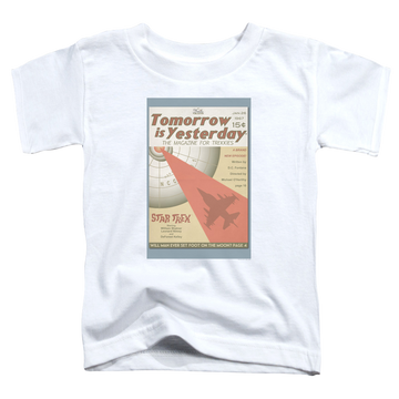 White toddler t-shirt with Star Trek The Original Series Tos Episode 19 graphic