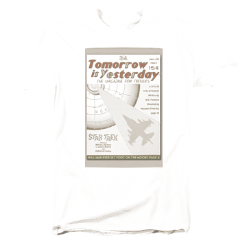 Black men's regular fit t-shirt with Star Trek Tos Episode 19 graphic