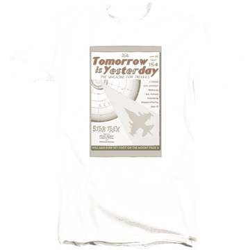 Black men's tall fit t-shirt with Star Trek Tos Episode 19 graphic