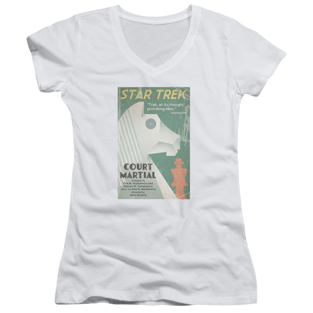 Star Trek The Original Series Tos Episode 20 - Juniors V-Neck T-Shirt Juniors V-Neck T-Shirt Star Trek   